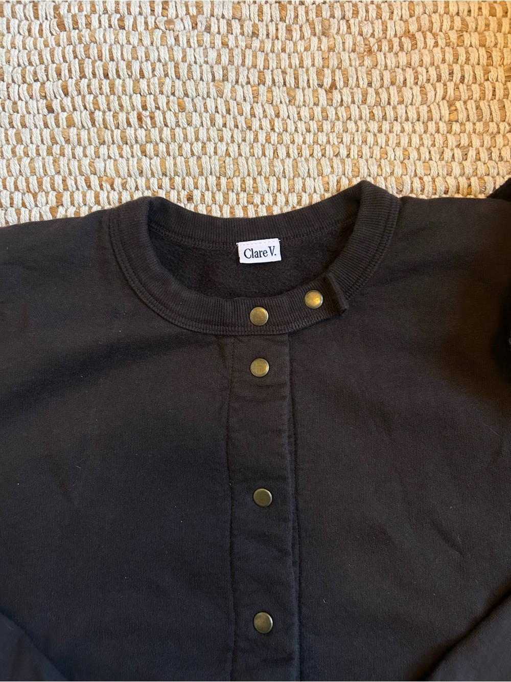 Clare V. le snap sweatshirt - Picture 2 of 5